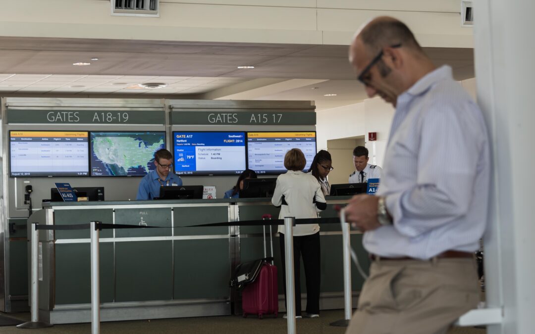 “Waiting for the Bus,” Midway Airport, Chicago, IL